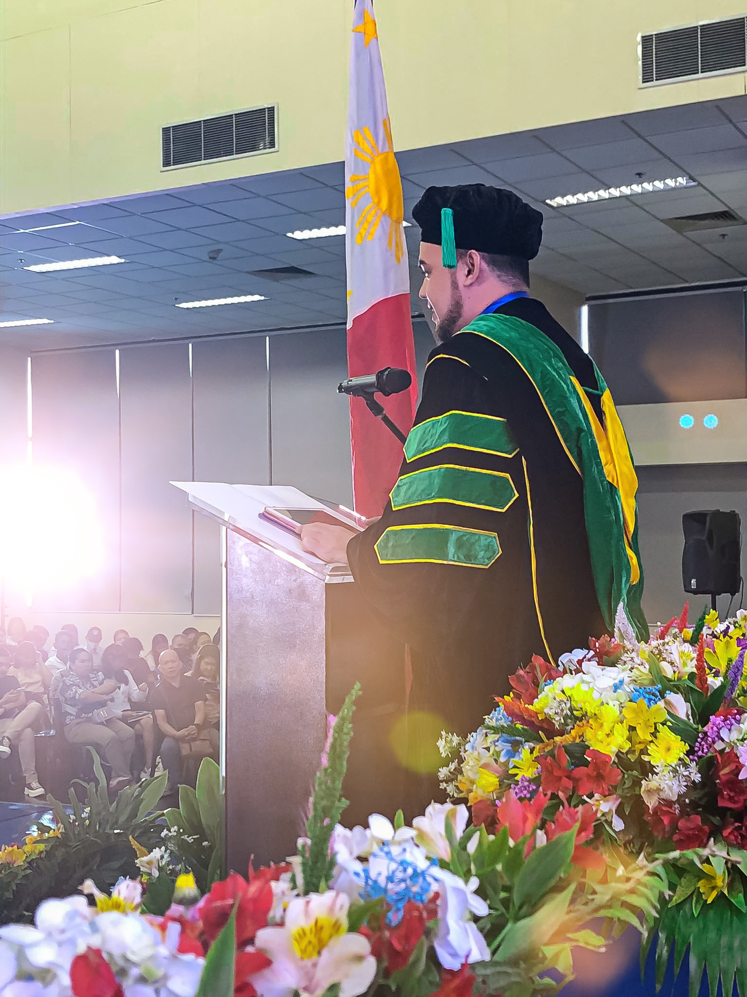 Dr. Manuel B. Garcia as this year's Commencement Speaker of STI College Pasay-Edsa